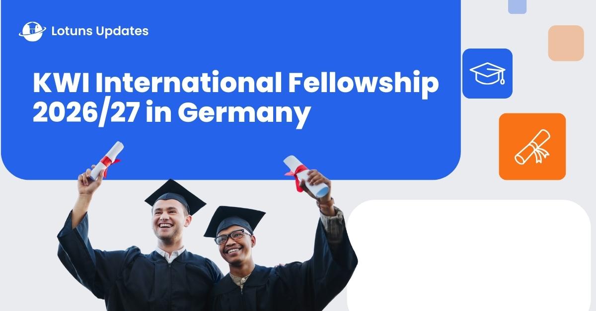 KWI International Fellowship 2026/27 in Germany (Fully Funded)
